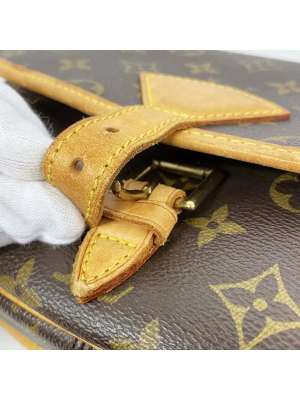 Louis Vuitton Shoulder Bag Monogram Solonge Brown